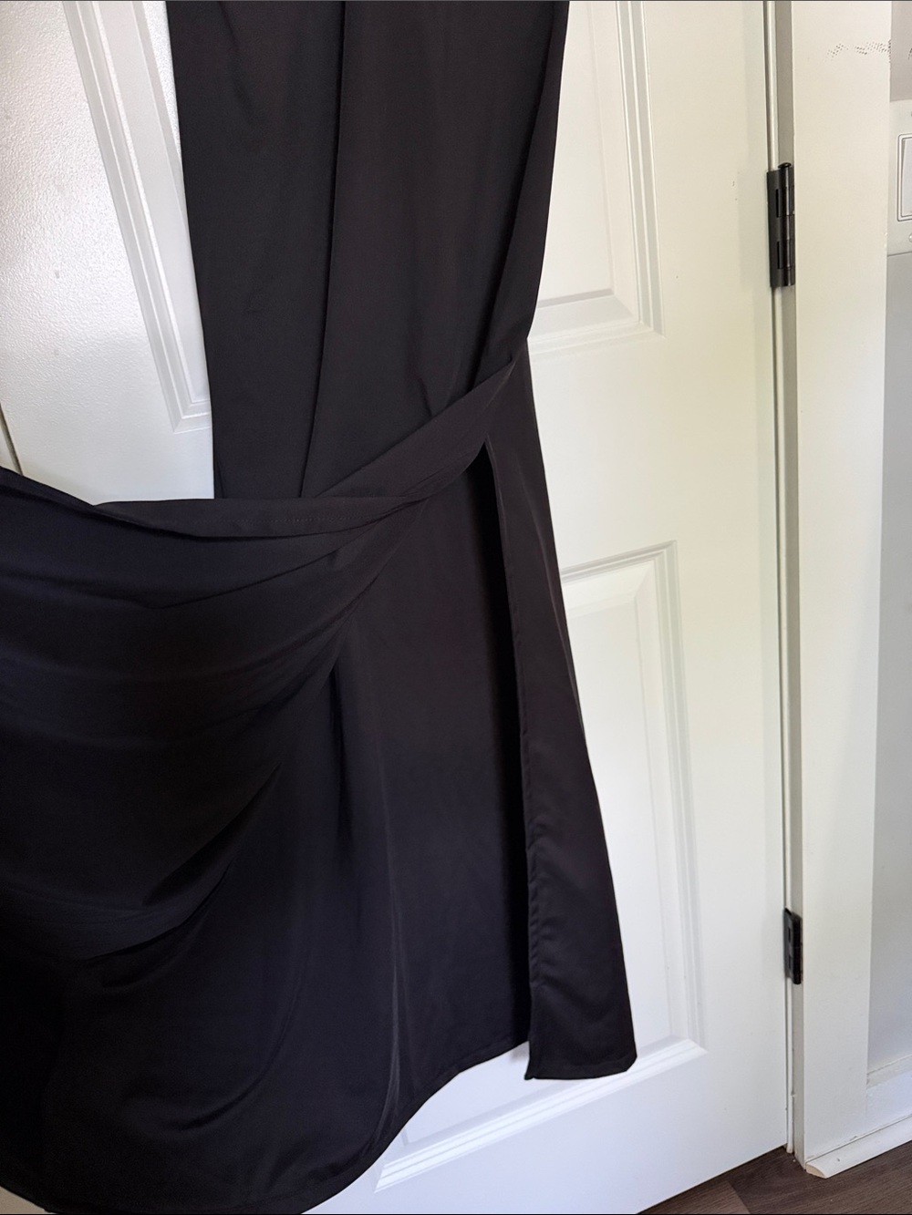 Popilush Built-In Shapewear Lace Slip Split Maxi Dress Large - Picture 5 of 5